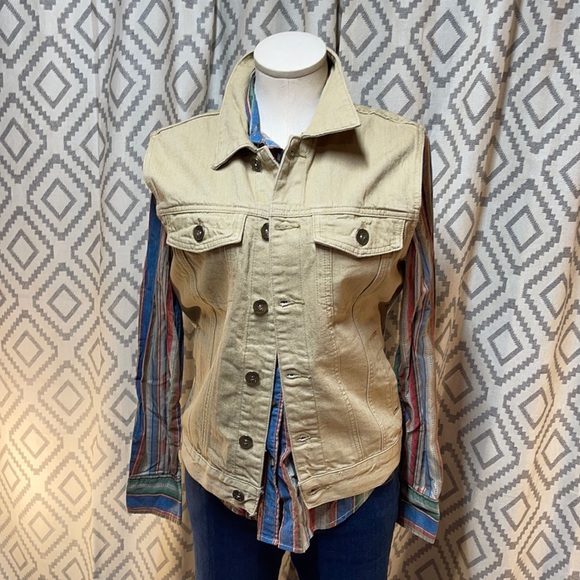 Agile Denim Jackets & Coats Agile Tan Denim Vest Poshmark